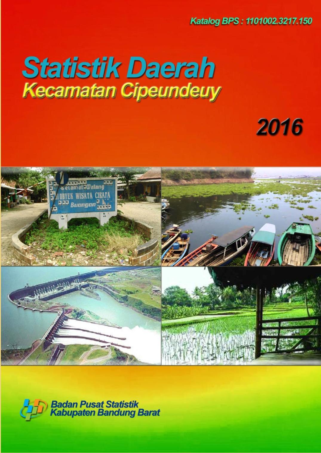 Cipeundeuy Subdistrict Regional Statistics 2016