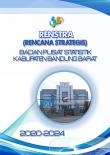 STRATEGIC PLAN OF STATISTIC CENTER AGENCY OF WEST BANDUNG DISTRICT 2020 - 2024