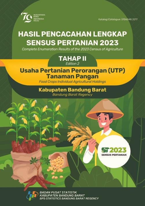 Hasil Pencacahan Lengkap Sensus Pertanian 2023-Tahap II: Usaha Pertanian Perorangan (UTP) Tanaman Pangan Kabupaten Bandung Barat